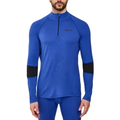 Kombi Boxers And Panties|Socks<Men's MerinoMIX ACTIVE Zip Base Layer Top Sapphire Blue
