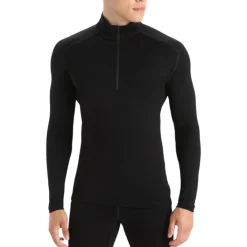 Icebreaker Boxers And Panties|Socks<Men's Merino 260 Tech L/S Half Zip Thermal Top Black