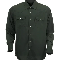 Outback Waders And Wading Boots|Fishing Shirts And T-Shirts<Men’s Moab Western Snap Bamboo Shirt Olive
