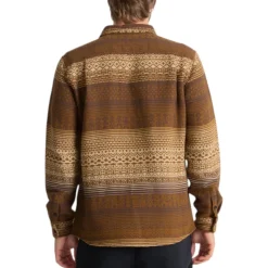 Roark Shirts|Swimwear<Men's Nordsman Jacquard Long Sleeve Flannel Shirt Otter