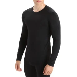 Icebreaker Boxers And Panties|Socks<Men's 200 Oasis Crewe Long Sleeve T-Shirt Black