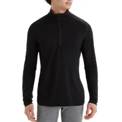 Icebreaker Boxers And Panties|Socks<Men's 200 Oasis Half Zip Thermal Shirt Black