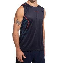 La Sportiva Shirts|Swimwear<Men's Pacer Tank T-Shirt Deep Sea
