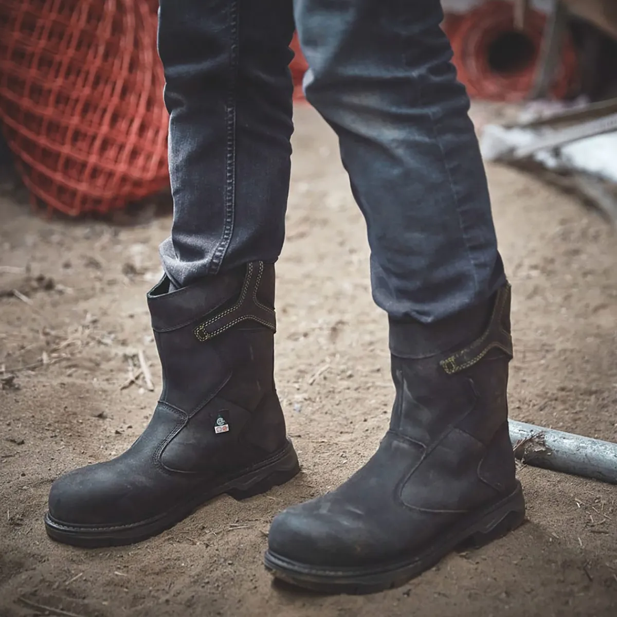 Terra Safety Shoes|Work Outerwear<Men's Patton Wellington Waterproof Safety Boots