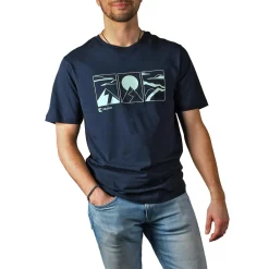 Pèlerin Shirts|Swimwear<Men's Paysage T-Shirt Navy