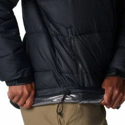 Columbia Insulated Jackets|Windbreaker Jackets<Men's Pike Lake II Hooded Jacket Black