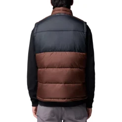 Columbia Insulated Jackets|Windbreaker Jackets<Men's Pike Lake II Vest Tobacco / Black