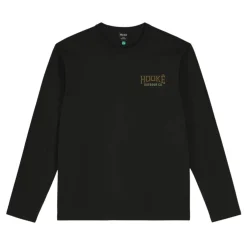 Hooké Waders And Wading Boots|Fishing Shirts And T-Shirts<Men's Pine Trees Long Sleeve Tee Black