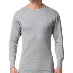 Stanfield's Boxers And Panties|Socks<Men's Premium Cotton Long Sleeve Base Layer Grey