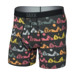 SAXX Boxers And Panties|Socks<Men's Quest Boxer Brief Mesa Nightfall-Black