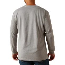 Ariat Safety Shoes|Work Outerwear<Men'sRebar Cotton Strong Standard Logo Pocket T-Shirt