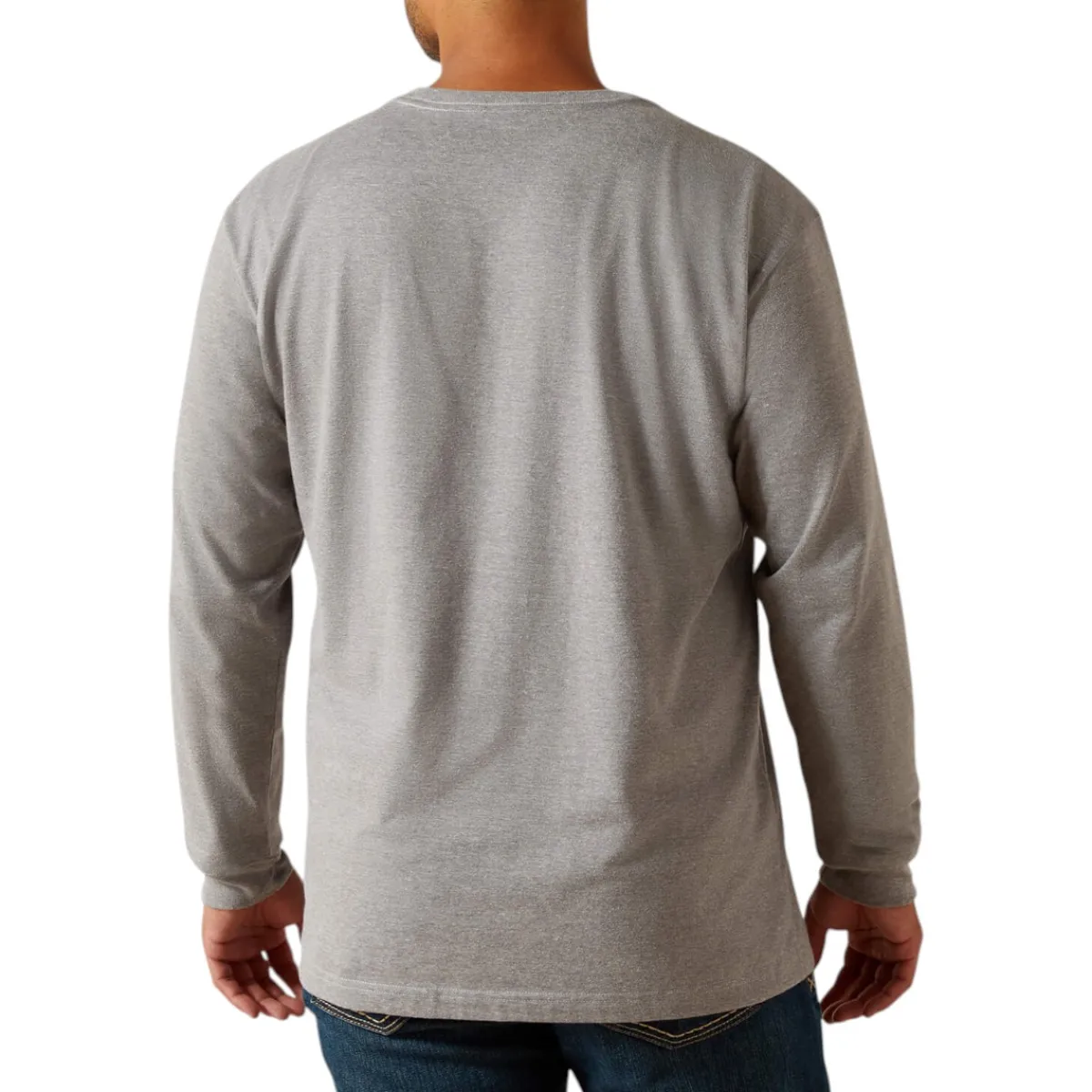 Ariat Safety Shoes|Work Outerwear<Men'sRebar Cotton Strong Standard Logo Pocket T-Shirt