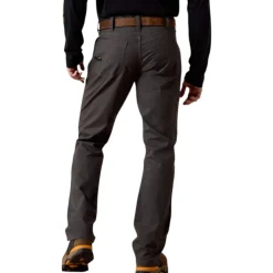 Ariat Safety Shoes|Work Outerwear<Men's Rebar M4 Low Rise DuraStretch Made Tough Stackable Straight Leg Pant Grey