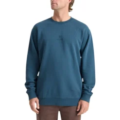 Roark Shirts|Swimwear<Men's Safe Camp Embroidery Crew Navy