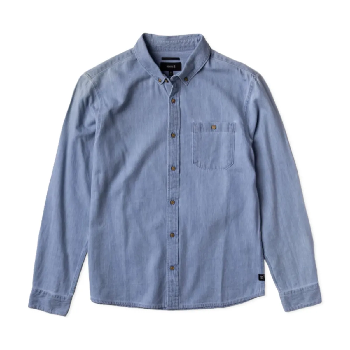 Roark Shirts|Swimwear<Men's Scholar Chambray Button Up Shirt Bleached