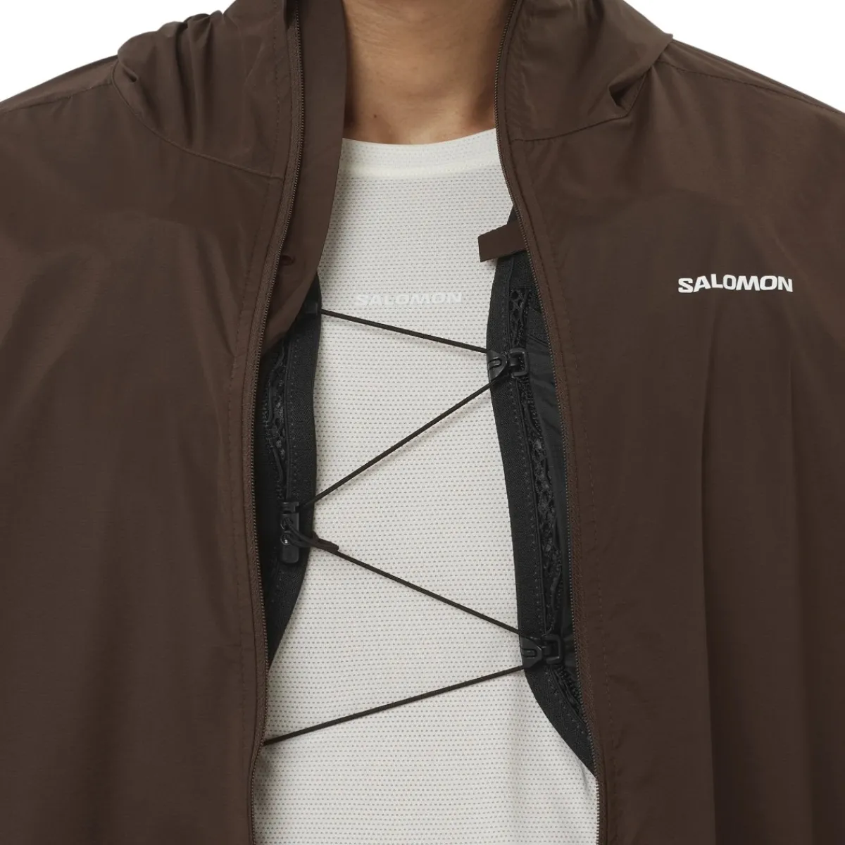 Salomon Insulated Jackets|Windbreaker Jackets<Men's Sense Aero Wind Jacket Coffee Bean