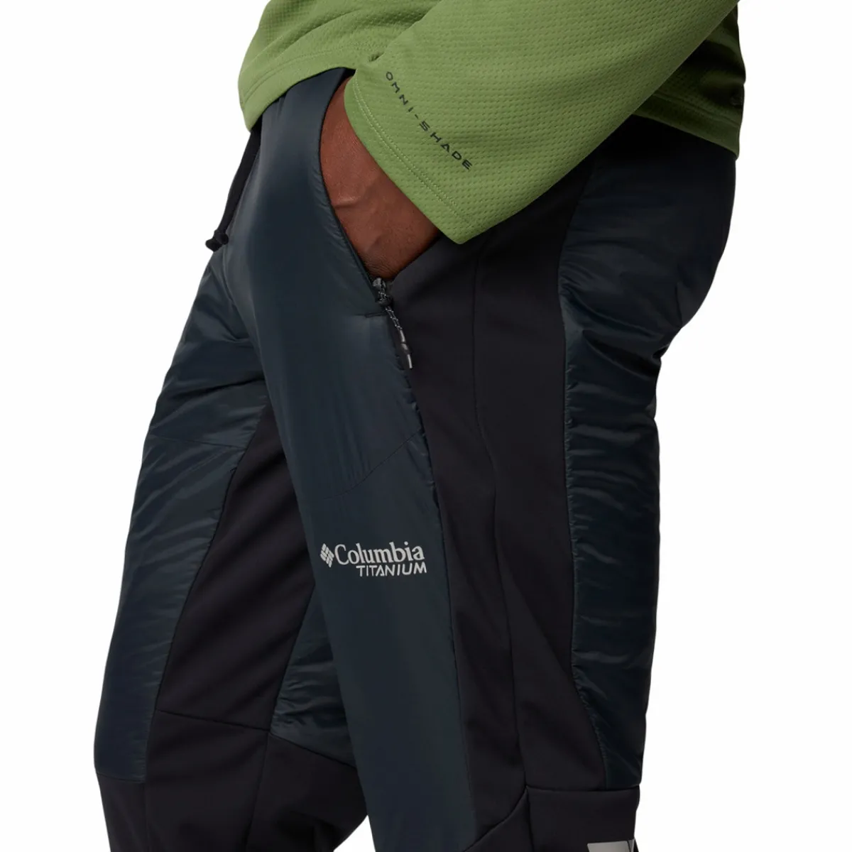 Columbia Insulated Jackets|Windbreaker Jackets<Men's Silver Leaf Hybrid Pant Black