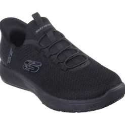 Skechers Safety Shoes|Work Outerwear<Men's Slip-ins Summits Shoes Black Black