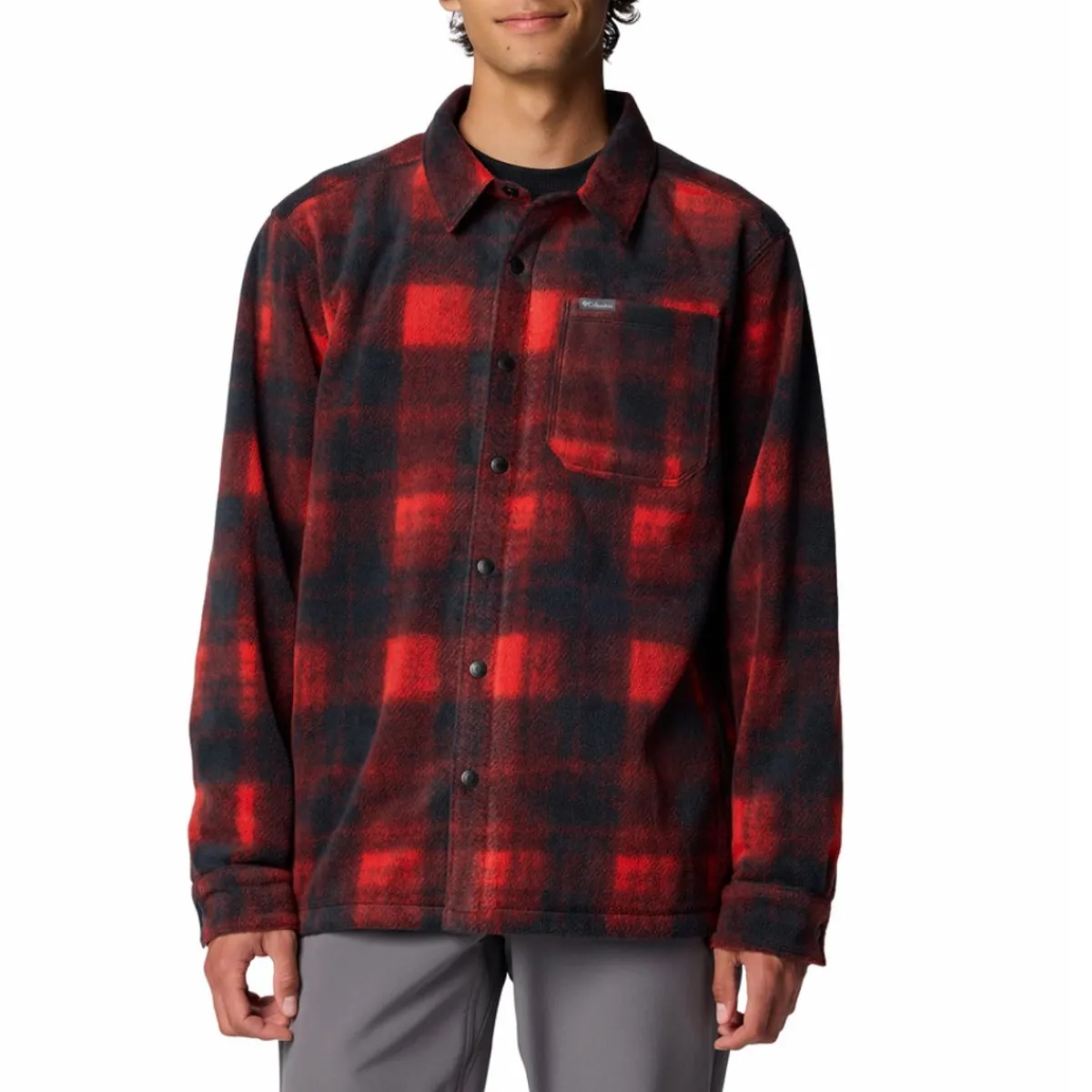 Columbia Shirts|Swimwear<Men's Steens Mountain II Printed Jacket Sail Red Omblur
