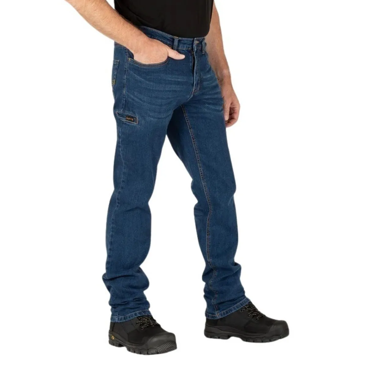 Nat's Safety Shoes|Work Outerwear<Men's Stretch Work Jeans Denim