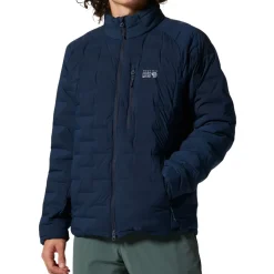 Mountain Hardwear Insulated Jackets|Windbreaker Jackets<Men's Stretchdown Jacket Hardwear Navy