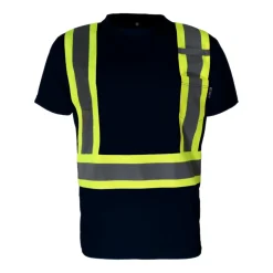 Gatts Safety Shoes|Work Outerwear<Men's STX4SS Hi-Visibility Shirt Short Sleeve