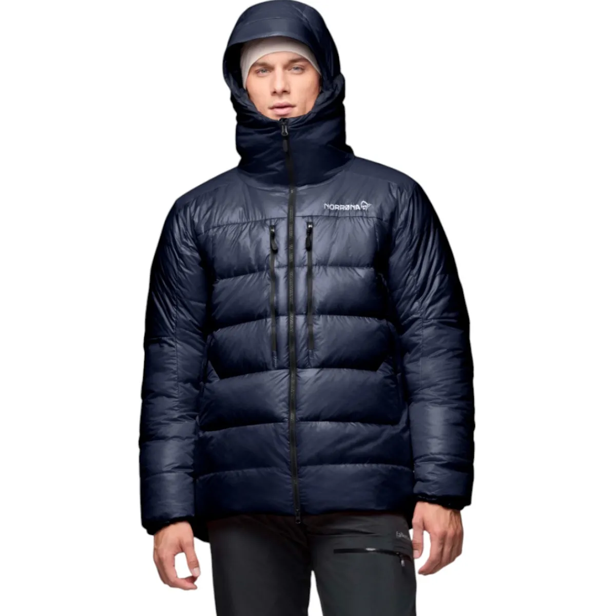 Norrøna Insulated Jackets|Windbreaker Jackets<Men's Trollveggen Down800 Hood Jacket Caviar Black