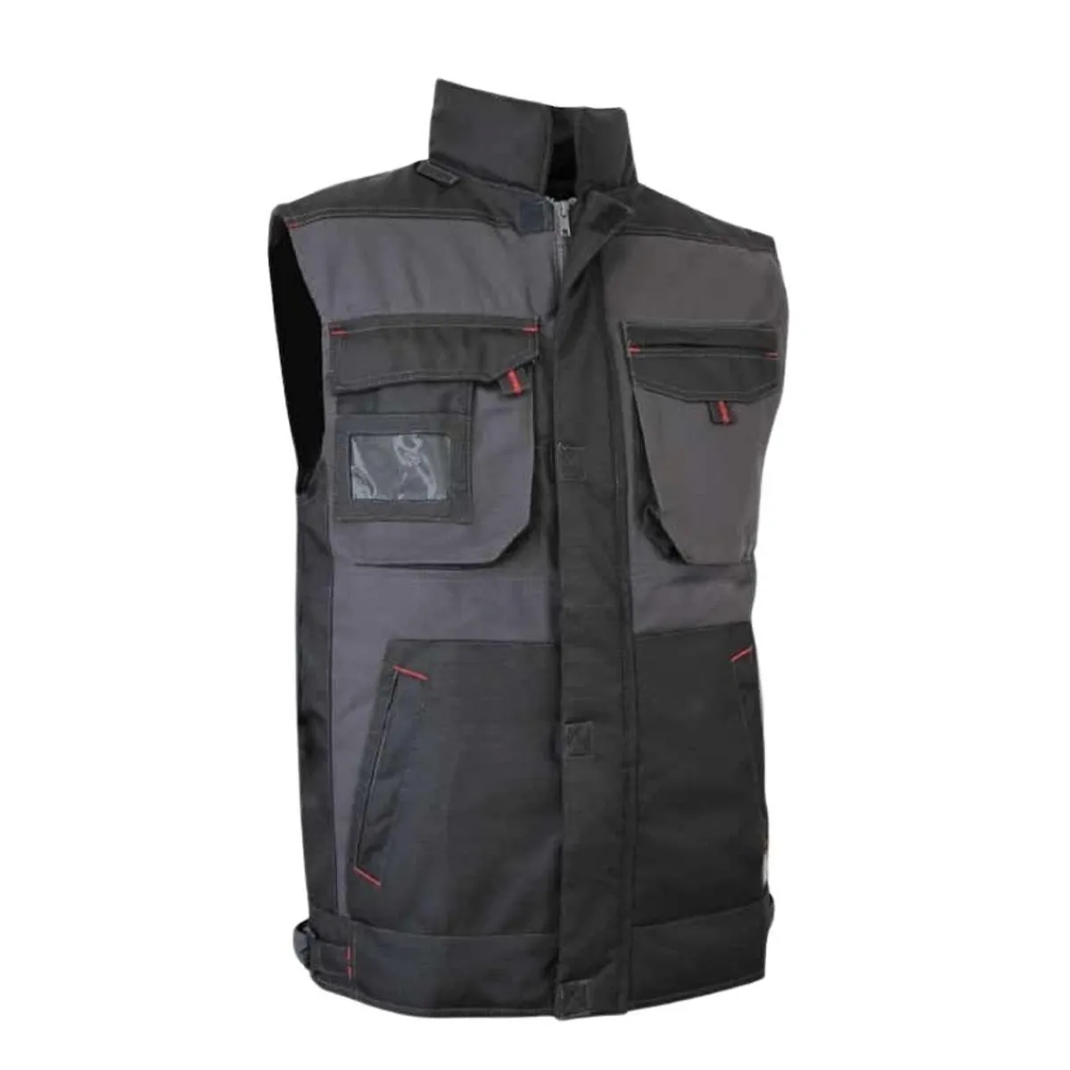 Hugo Strong Safety Shoes|Work Outerwear<Men's Two-Toned Sleeveless Vest Grey/Black
