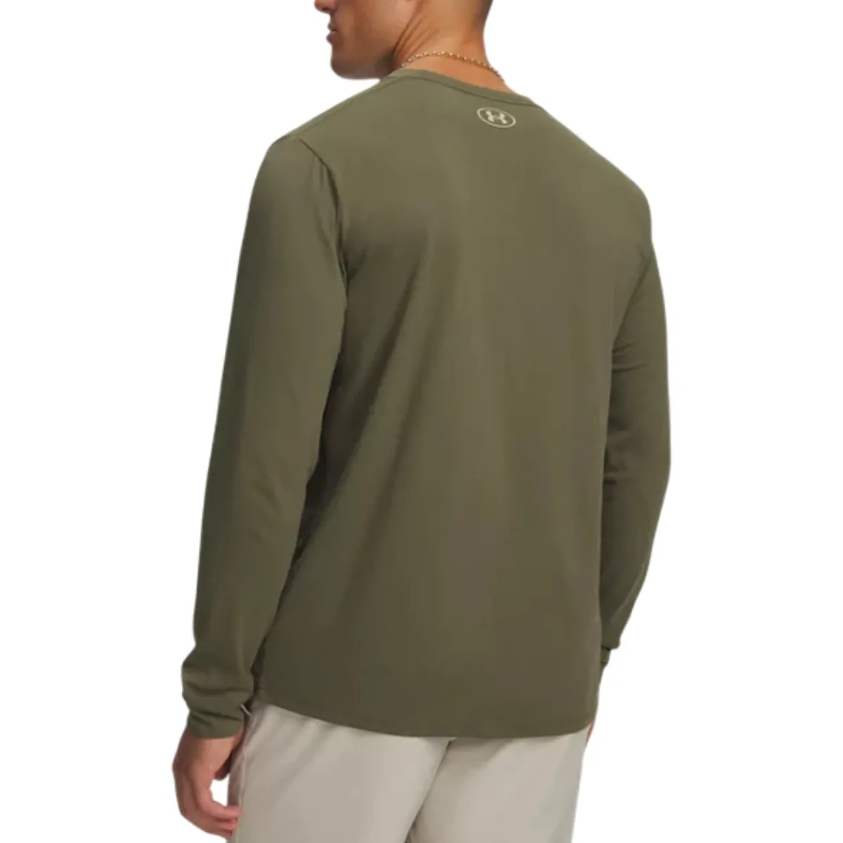 Under Armour Shirts|Swimwear<Men's UA Sportstyle Left Chest Long Sleeve T-Shirt Marine OD Green / Field Khaki