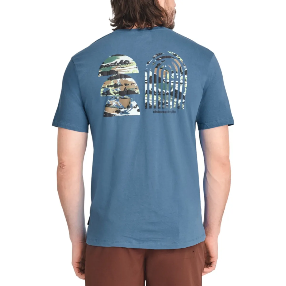 Chlorophylle Shirts|Swimwear<Men's Valley organic cotton T-Shirt Blue moon