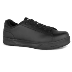 Acton Safety Equipment|Safety Shoes<Men's Vegan Microfiber Work Shoes Black