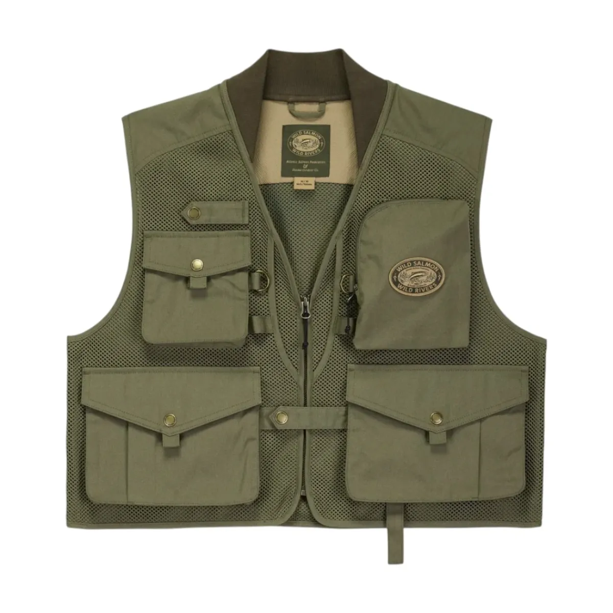 Hooké Waders And Wading Boots|Fishing Shirts And T-Shirts<Men's Wading Vest Burnt Olive