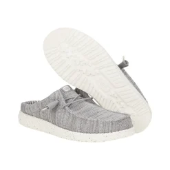 Hey Dude Casual Shoes|Sandals And Mules<Men's Wally Slip Strech Sox Shoes Granite Grey