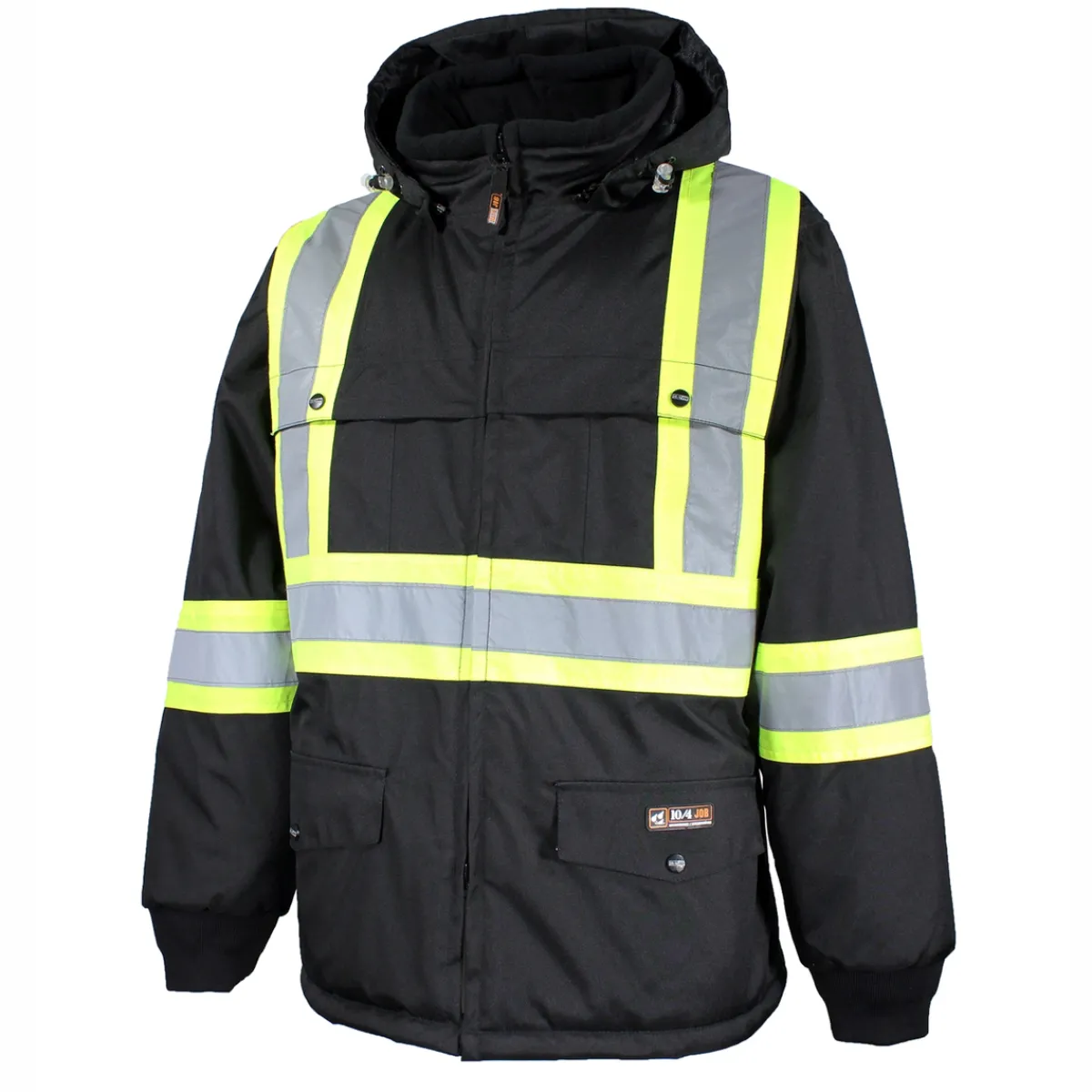 10/4 Job Safety Shoes|Work Outerwear<Men's Waterproof Work Coat With Reflective Stripes