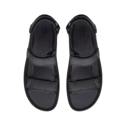 Clarks Casual Shoes|Sandals And Mules<Men's Wesley Bay Sandals Black