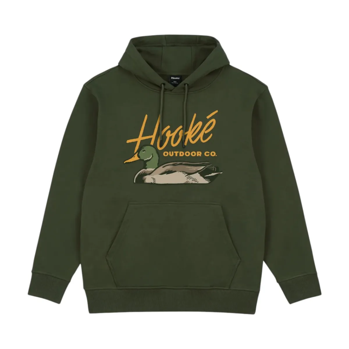 Hooké Waders And Wading Boots|Fishing Shirts And T-Shirts<Men's Wild Duck Hoodie Dark Green
