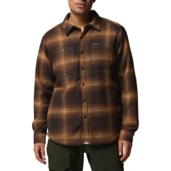 Columbia Shirts|Swimwear<Men's Windward II Shirt Jacket Tobacco Blurred Ombre