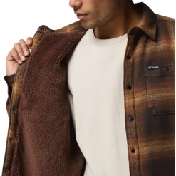 Columbia Shirts|Swimwear<Men's Windward II Shirt Jacket Tobacco Blurred Ombre