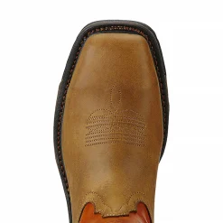 Ariat Safety Shoes|Work Outerwear<Men's 11'' WorkHog Square Toe Western Boots Dark Earth