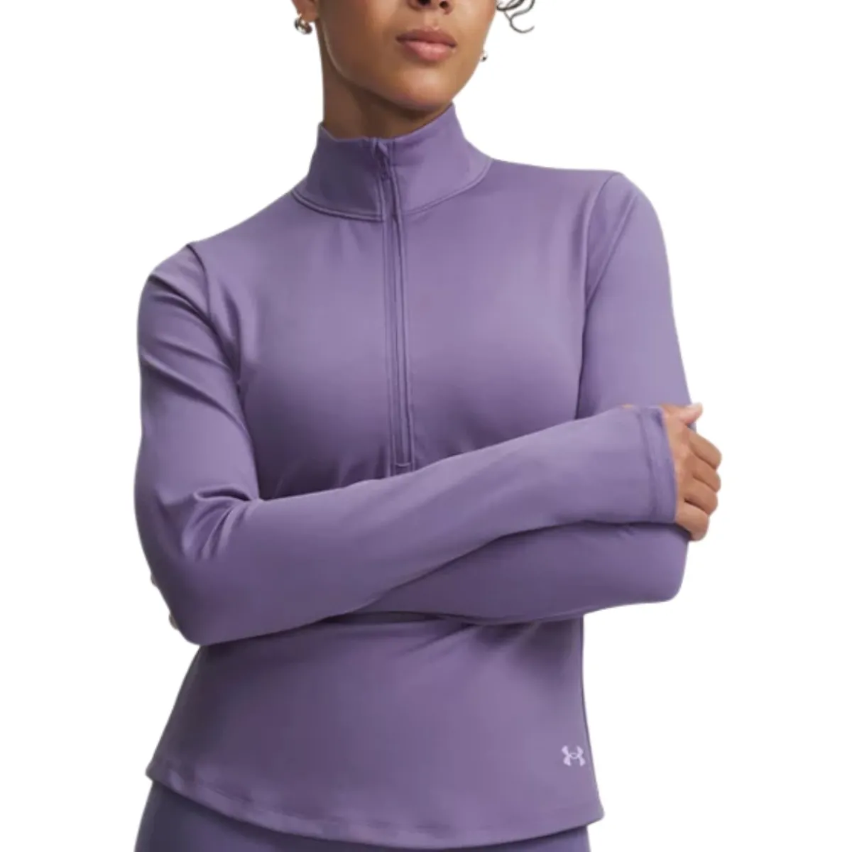 Under Armour Sweaters|Shirts<Motion half-zip sweater for women Purple Luxe / White