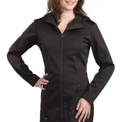 Tocade Insulated Jackets|Windbreaker Jackets<3/4 Softshell for women Black