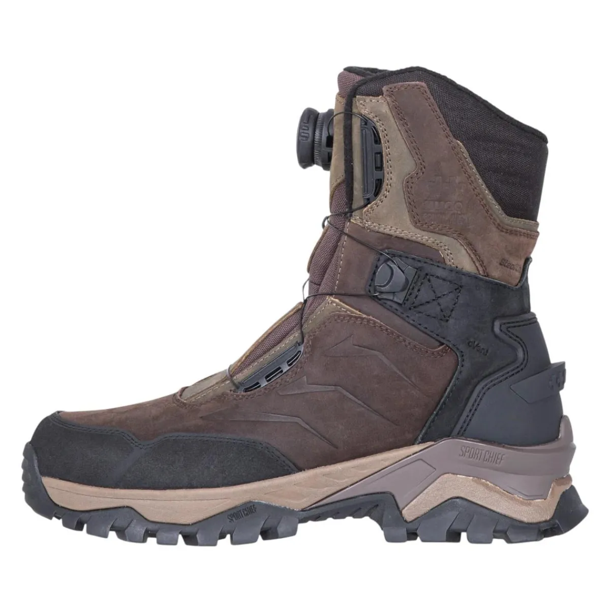 Sportchief Shirts And Sweaters|Vests And Accessories<Stealth Hugo Strong 400g Hunting Boot with ATOP MOZ Lacing Brown