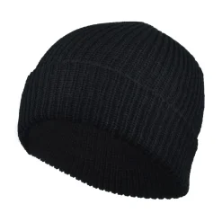 GKS Belts|Hats And Caps<Unisex Acrylic Knit Beanie Black