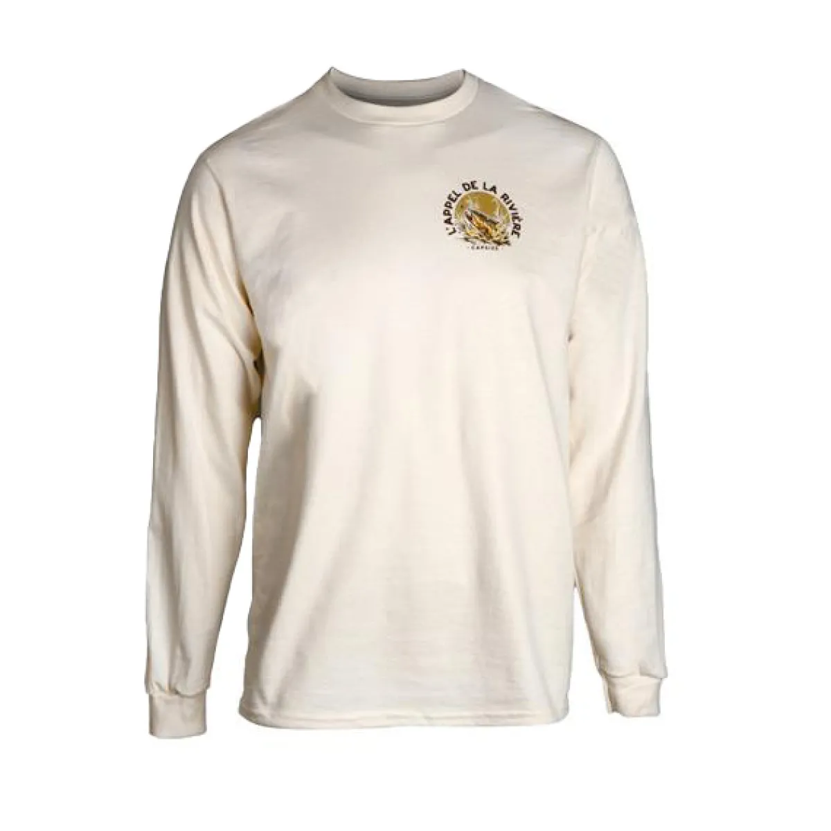 Capsize Waders And Wading Boots|Fishing Shirts And T-Shirts<Unisex L'appel de la rivière Long-Sleeve Sweater Natural