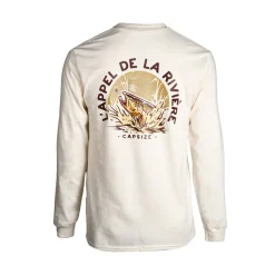 Capsize Waders And Wading Boots|Fishing Shirts And T-Shirts<Unisex L'appel de la rivière Long-Sleeve Sweater Natural