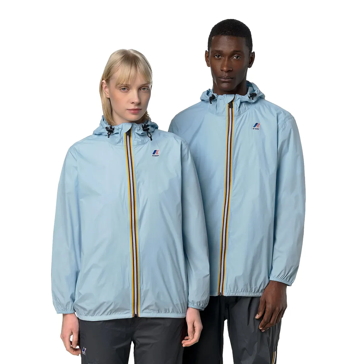 K-Way Insulated Jackets|Windbreaker Jackets<Unisex Le Vrai Claude Waterproof Rain Jacket