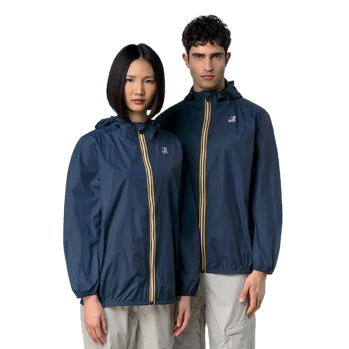 K-Way Insulated Jackets|Windbreaker Jackets<Unisex Le Vrai Claude Waterproof Rain Jacket