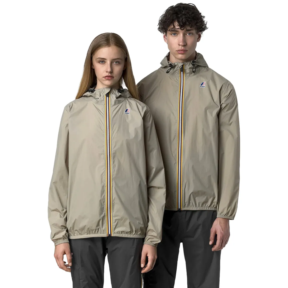 K-Way Insulated Jackets|Windbreaker Jackets<Unisex Le Vrai Claude Waterproof Rain Jacket
