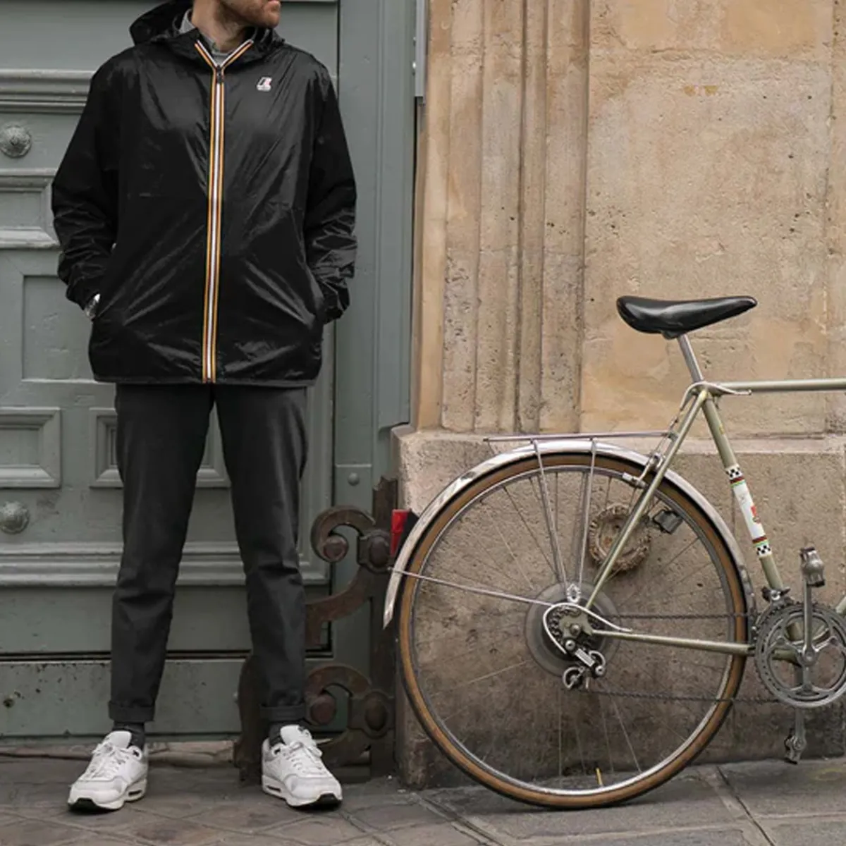 K-Way Insulated Jackets|Windbreaker Jackets<Unisex Le Vrai Claude Waterproof Rain Jacket
