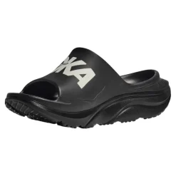 Hoka Casual Shoes|Sandals And Mules<Unisex Ora Athletic Slides Black/White